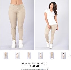 Fashion Nova Khaki Pants